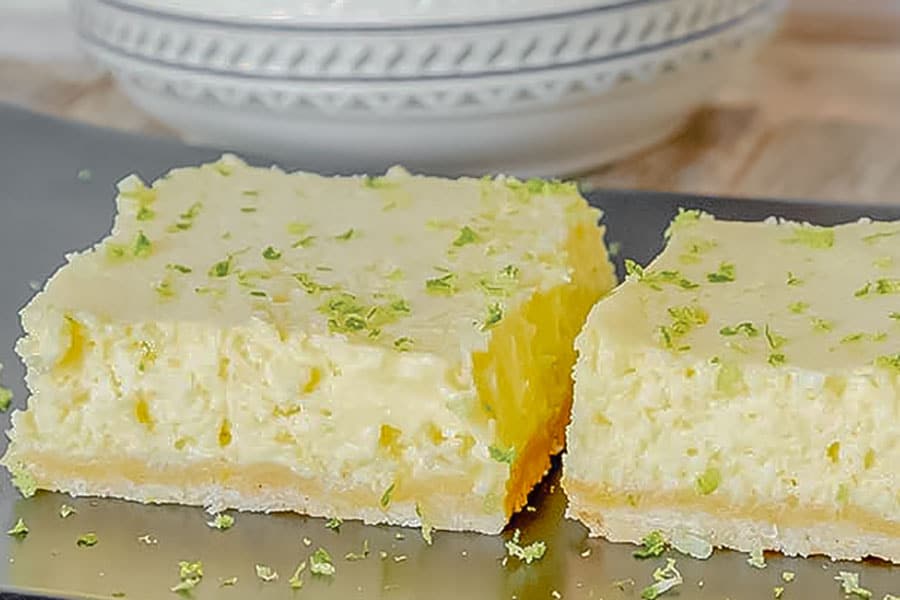 dairy free key lime squares a summer dessert