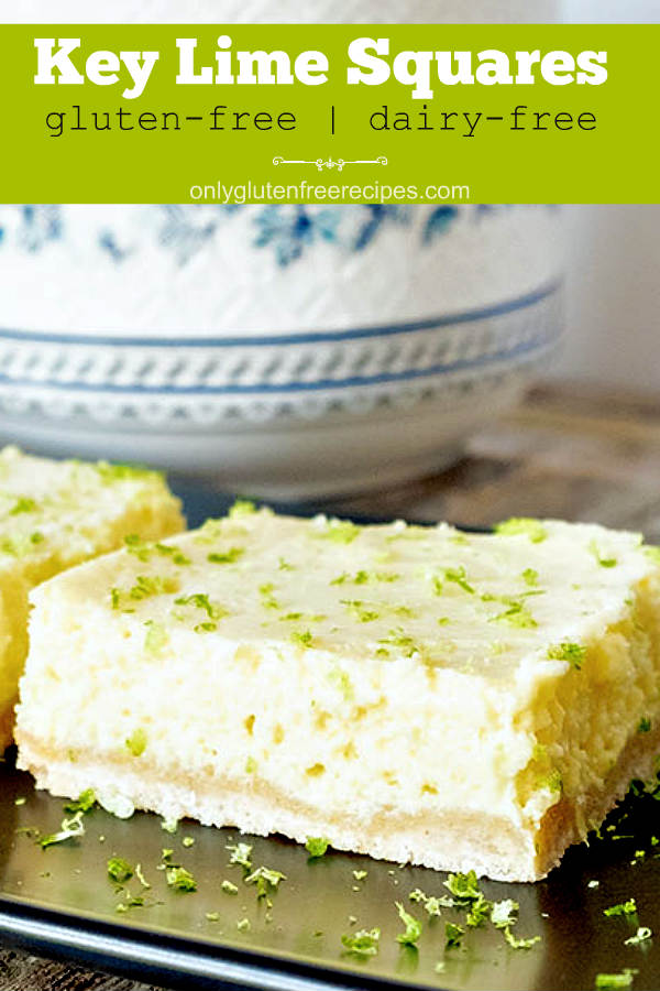 Gluten-Free Key Lime Squares (Dairy-Free) - Only Gluten Free Recipes