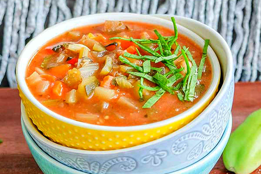 vegan minestrone soup