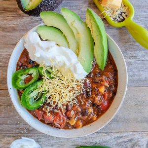 Cincinnati Black Bean Chili