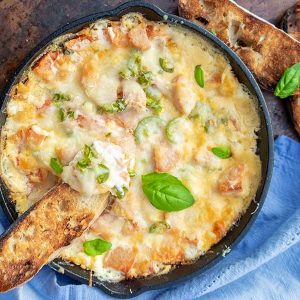 Hot Pizza Dip – (Gluten-Free, Keto)