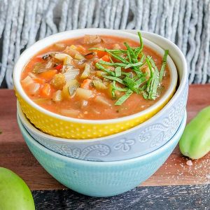 Tuscan Vegan Minestrone Soup (Gluten-Free)