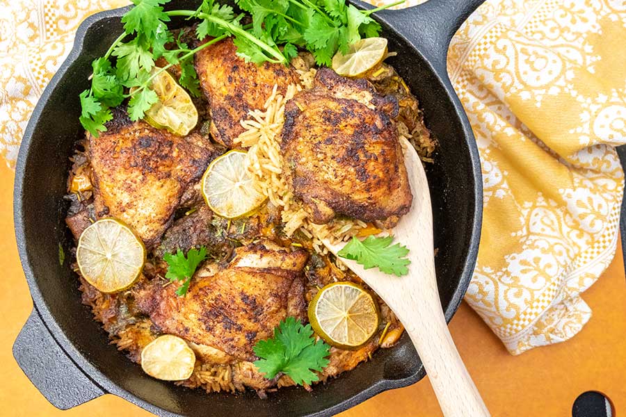 skillet chili lime chicken dinner