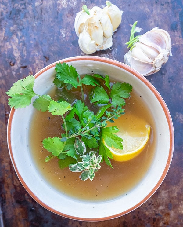 simple gluten-free chicken soup for recovery