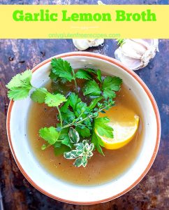 garlic lemon broth