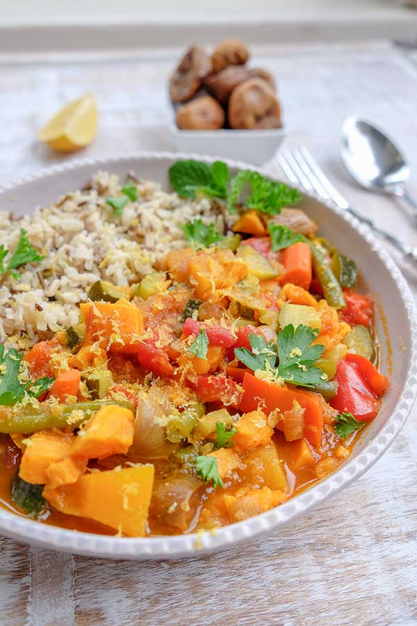 Moroccan Style Vegetable Stew 