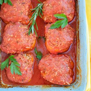 Easy Hungarian Stuffed Peppers Recipe