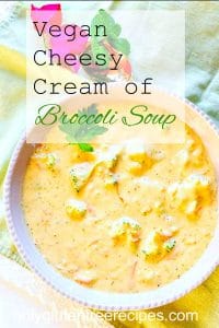 vegan cream of broccoli soup