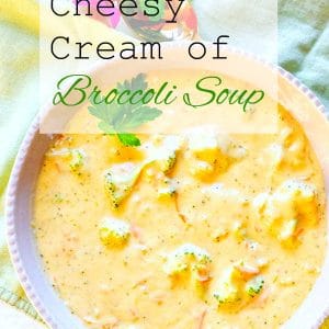 Vegan Cheesy Cream Of Broccoli Soup (Paleo, Gluten-Free, Whole30)