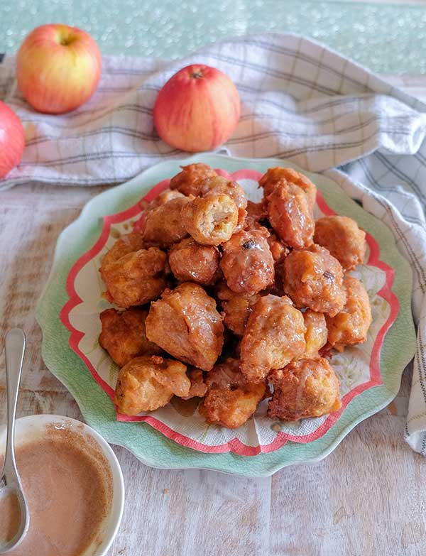 Gluten-Free Apple Raisin Fritters {Dairy-Free}