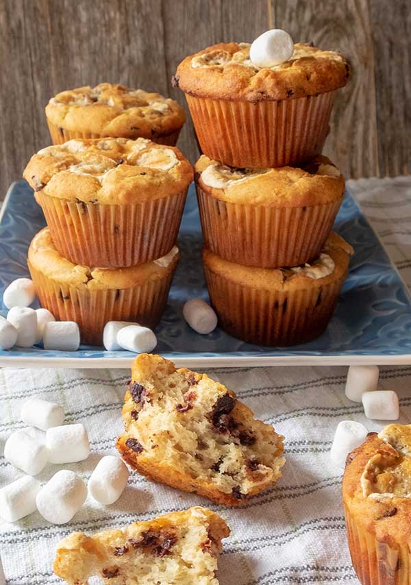 Chocolate Chip Banana Marshmallow Muffin Gluten Free Only Gluten