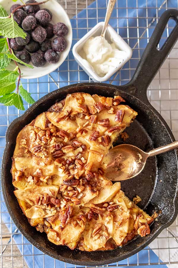 Gluten-Free French Toast Apple Strata