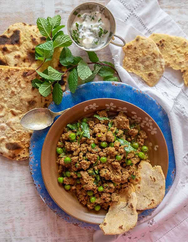 Lamb Keema Curry With Gluten-Free Chapati {Low-Carb, Grain-Free} - Only ...