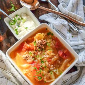 Russian Cabbage And Beef Soup