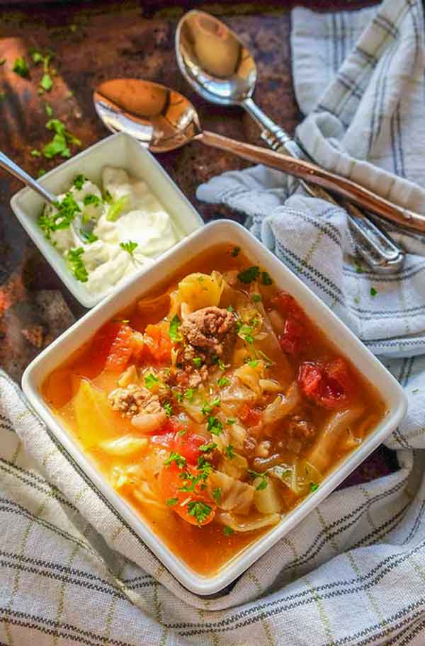 Russian Cabbage And Beef Soup