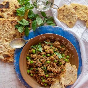 Lamb Keema Curry With Gluten-Free Chapati {Low-Carb, Grain-Free}