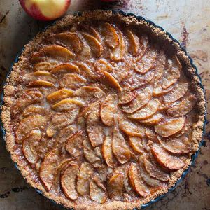 Maple Caramel Apple Tart {Gluten-Free}