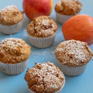 Paleo Apple Cinnamon Muffins {Grain-Free, Gluten-Free, Dairy-Free, Nut-Free}