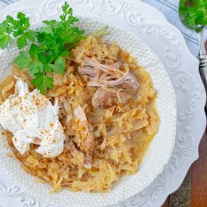 Instant Pot Pork And Sauerkraut ( Keto, Paleo )