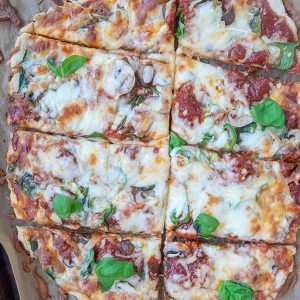 Gluten-Free Crispy Thin Pizza Crust