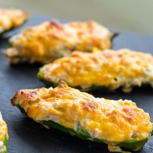 Baked Tuna Melt Jalapeño Poppers (Keto, Gluten-Free)