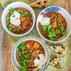 Instant Pot Vegan Chickpea Chili