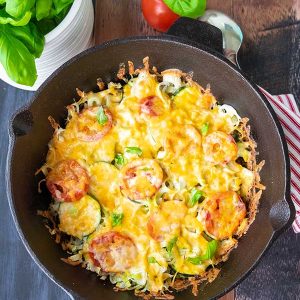 Zucchini Gratin with Bacon and Leeks – Keto