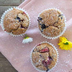 Gluten-Free Triple Berry Muffin