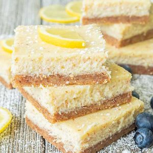 Keto Cream Cheese Lemon Bars