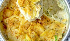 instant pot scalloped potatoes, vegan