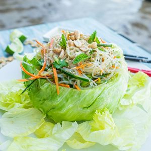 Vietnamese Noodle Salad Lettuce Bowl – Gluten Free