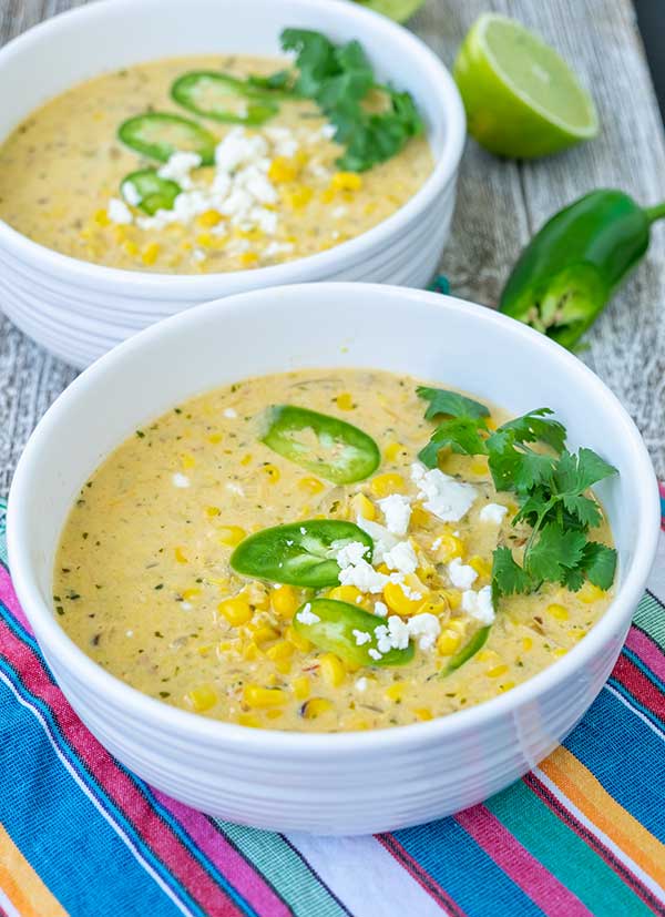 Mexican Street Corn Soup - Gluten Free - Only Gluten Free Recipes