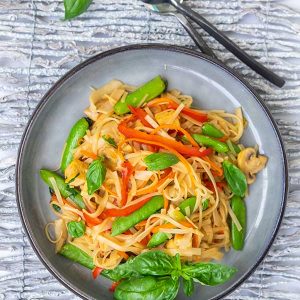 Gluten-Free Saucy Thai Noodles