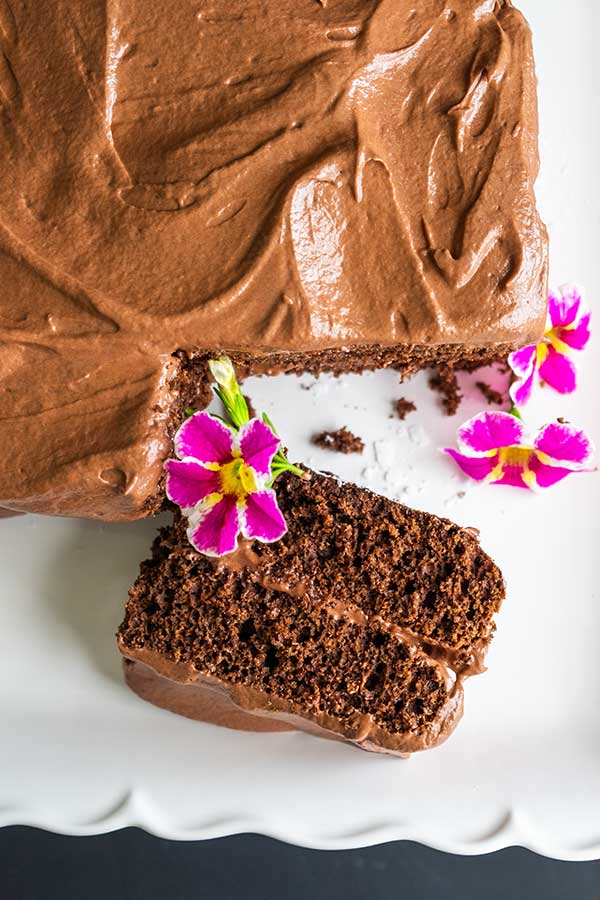 30-Minute Gluten-Free Chocolate Cake With Nutella Frosting