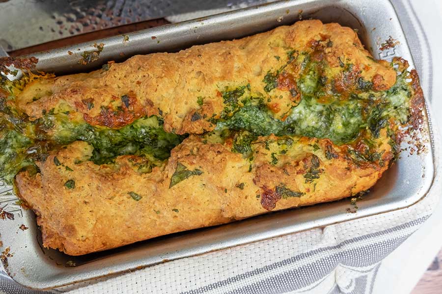 garlic herb cheese bread, gluten-free