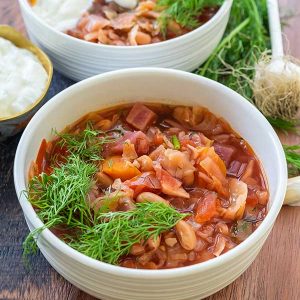 Instant Pot Borscht – Ukrainian Recipe