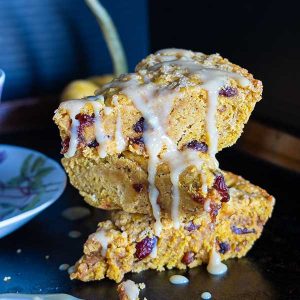 Gluten-Free Pumpkin Cranberry Scones