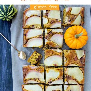 Upside Down Apple-Honey Pumpkin Cake (Gluten-Free)