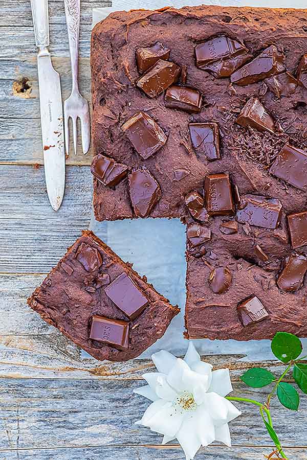 butternut squash brownies, gluten free