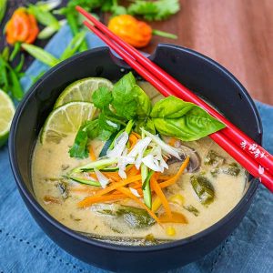 Instant Pot Thai Chicken Vegetable Soup