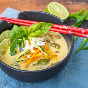 Instant Pot Thai Chicken Vegetable Soup