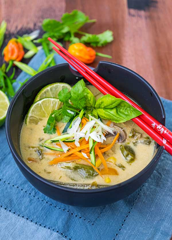 Instant Pot Thai Chicken Vegetable Soup Only Gluten Free Recipes