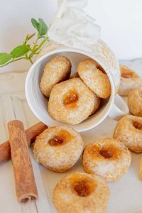 chai spiced thumbprint cookies, gluten free