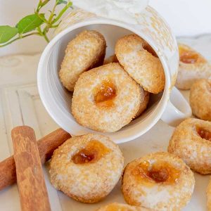 Gluten-Free Chai Spiced Thumbprint Cookies