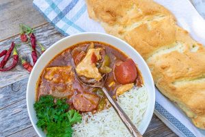 Louisiana Chicken gumbo, gluten free