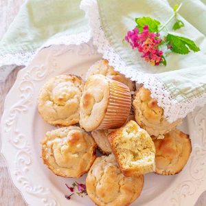 Gluten-Free Banana Bread Cheesecake Muffins