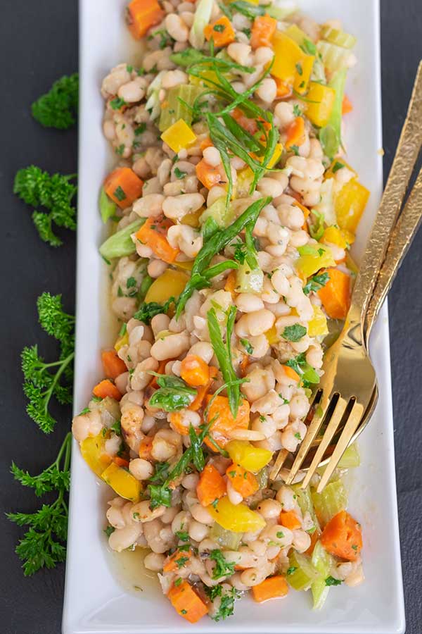 white bean salad