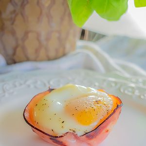 Keto Ham And Cheese Egg Cups