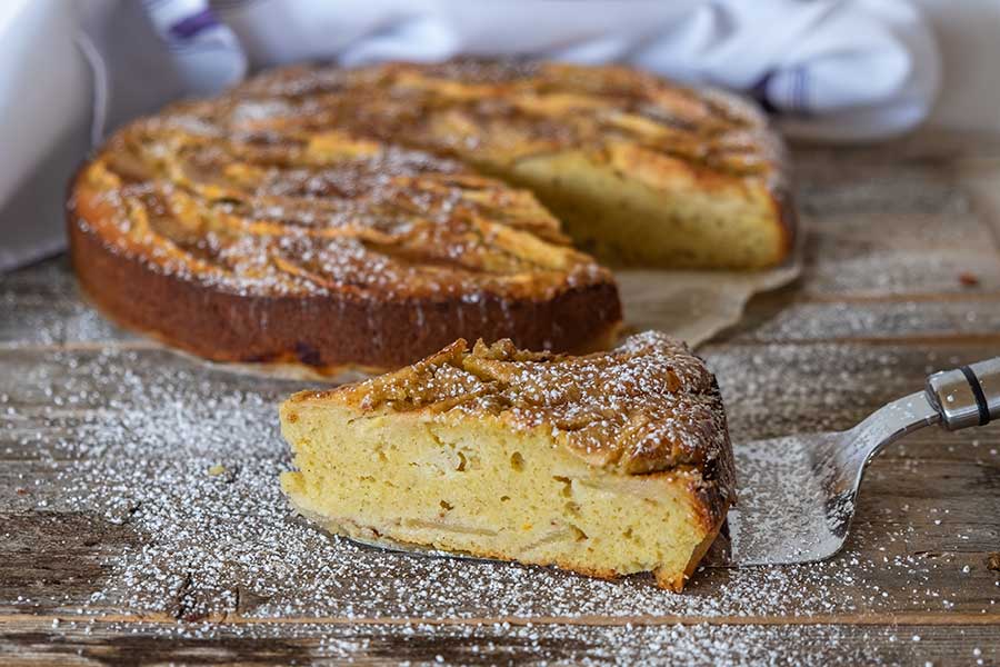 gluten free apple yogurt cake