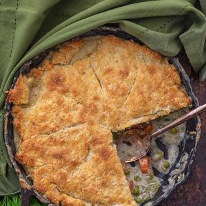 Gluten-Free Skillet Chicken Pot Pie